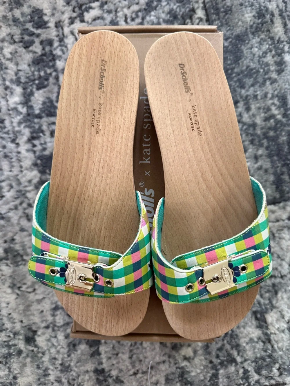 Kate Spade x Dr. Scholls Plaid Sandals